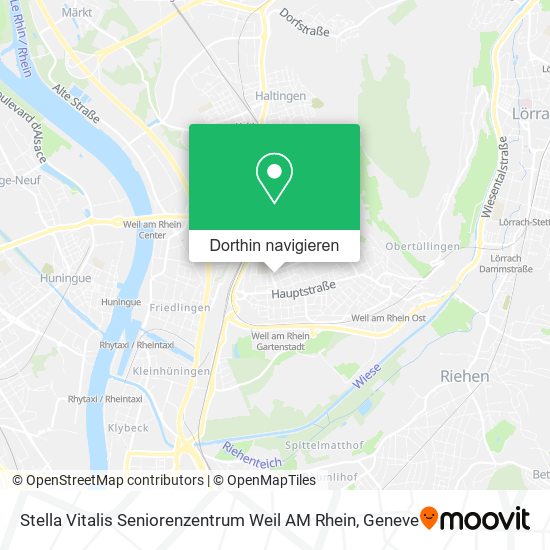 Stella Vitalis Seniorenzentrum Weil AM Rhein Karte
