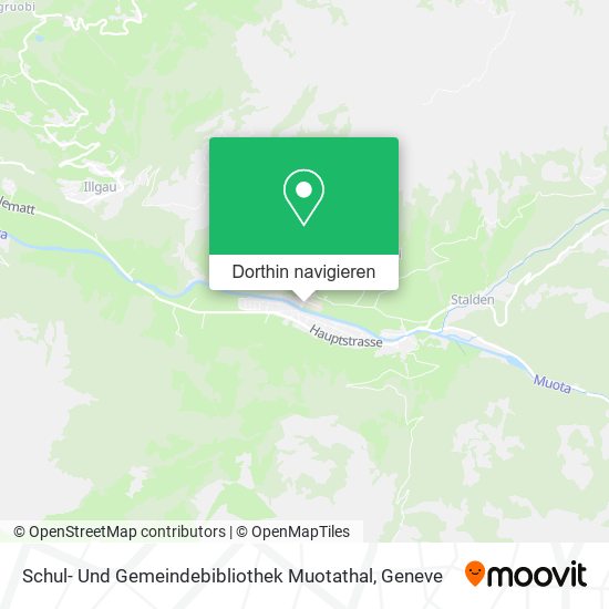 Schul- Und Gemeindebibliothek Muotathal Karte
