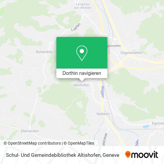 Schul- Und Gemeindebibliothek Altishofen Karte