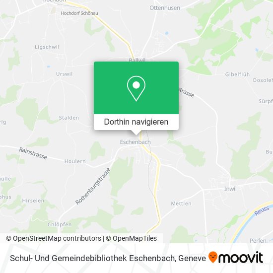 Schul- Und Gemeindebibliothek Eschenbach Karte