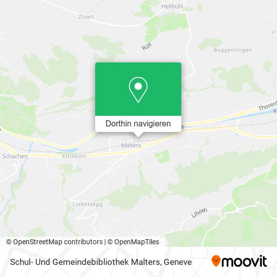 Schul- Und Gemeindebibliothek Malters Karte