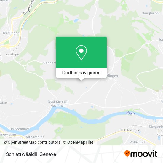 Schlattwääldli Karte