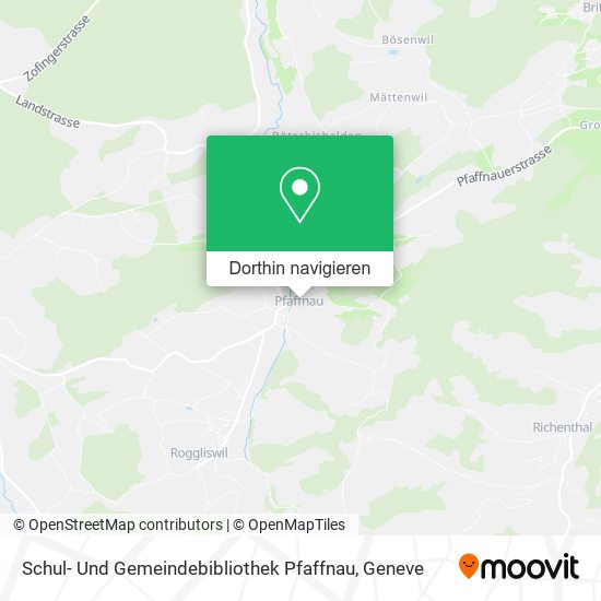 Schul- Und Gemeindebibliothek Pfaffnau Karte