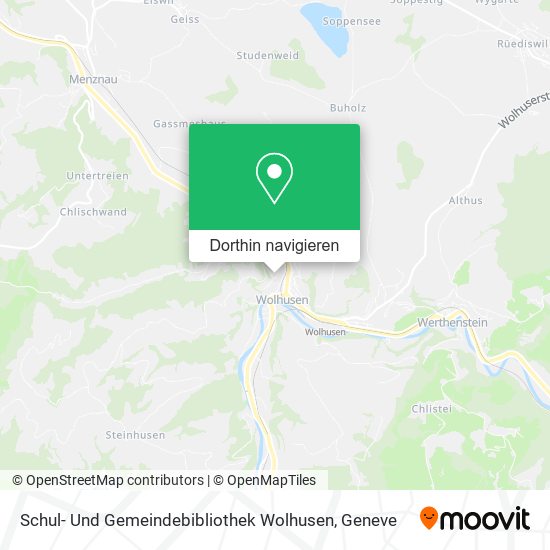 Schul- Und Gemeindebibliothek Wolhusen Karte