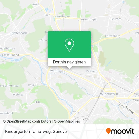 Kindergarten Talhofweg Karte