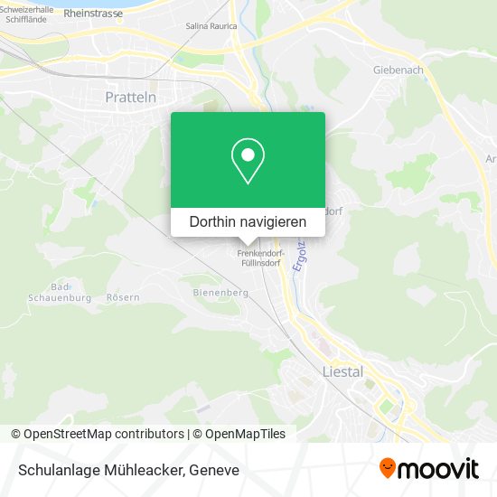 Schulanlage Mühleacker Karte