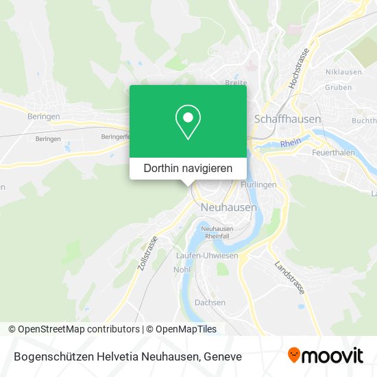 Bogenschützen Helvetia Neuhausen Karte