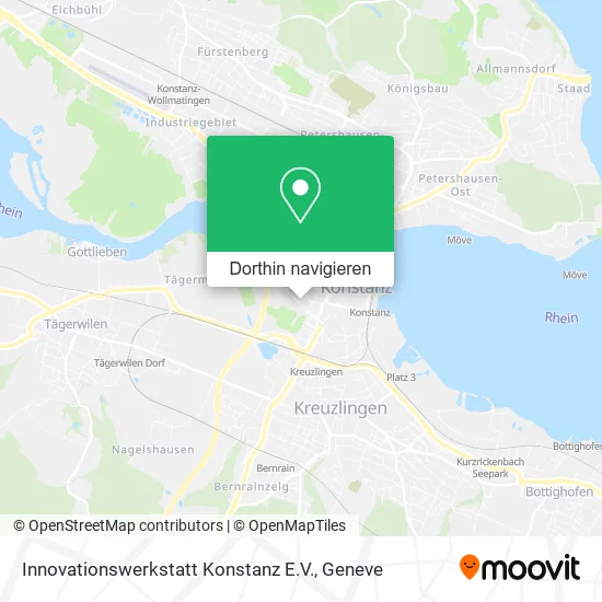 Innovationswerkstatt Konstanz E.V. Karte