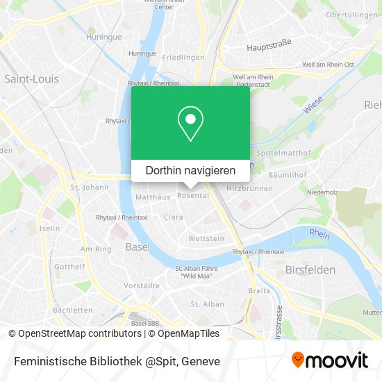 Feministische Bibliothek @Spit Karte