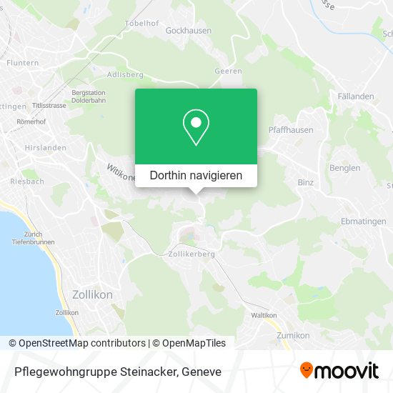 Pflegewohngruppe Steinacker Karte