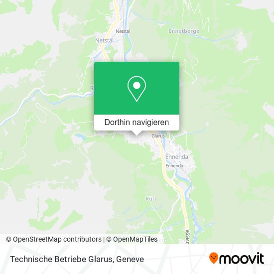Technische Betriebe Glarus Karte