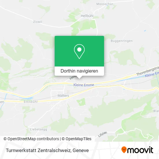 Turnwerkstatt Zentralschweiz Karte