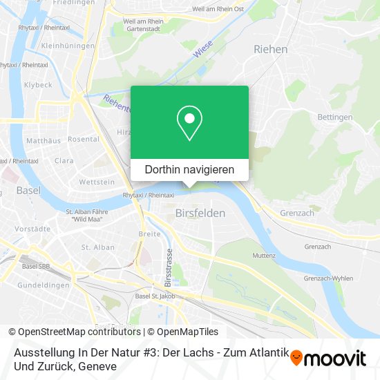 Ausstellung In Der Natur #3: Der Lachs - Zum Atlantik Und Zurück Karte