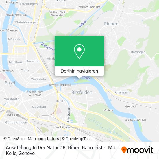 Ausstellung In Der Natur #8: Biber: Baumeister Mit Kelle Karte