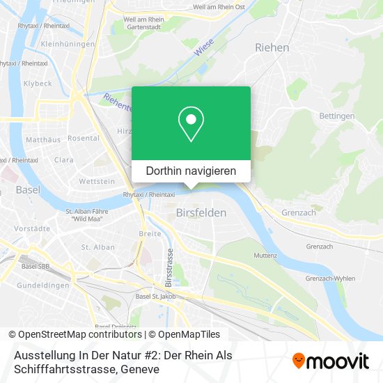 Ausstellung In Der Natur #2: Der Rhein Als Schifffahrtsstrasse Karte