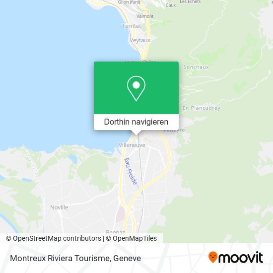 Montreux Riviera Tourisme Karte