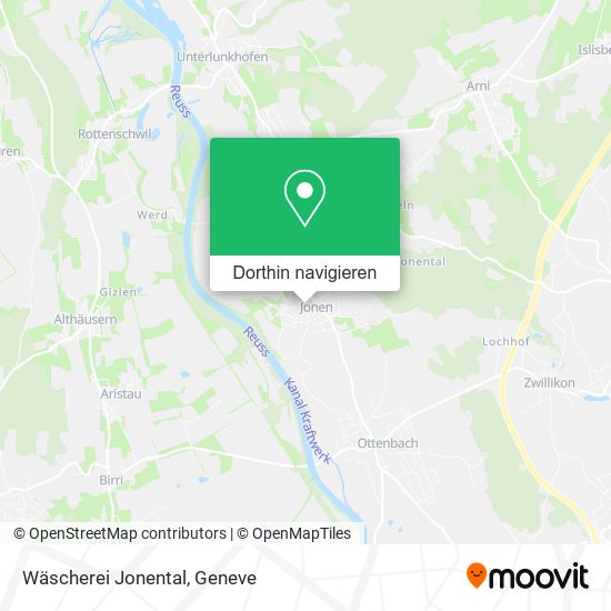 Wäscherei Jonental Karte