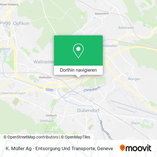 K. Müller Ag - Entsorgung Und Transporte Karte