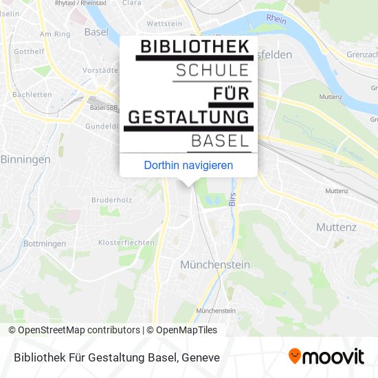 Bibliothek Für Gestaltung Basel Karte