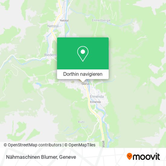 Nähmaschinen Blumer Karte