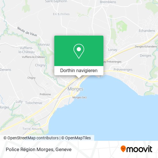 Police Région Morges Karte