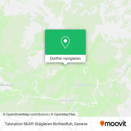 Talstation Skilift Stägleren-Rothenfluh Karte