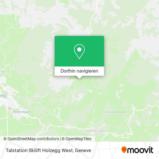 Talstation Skilift Holzegg West Karte