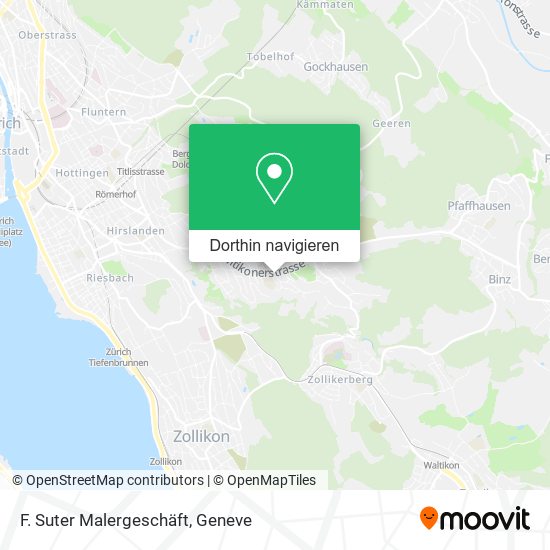 F. Suter Malergeschäft Karte