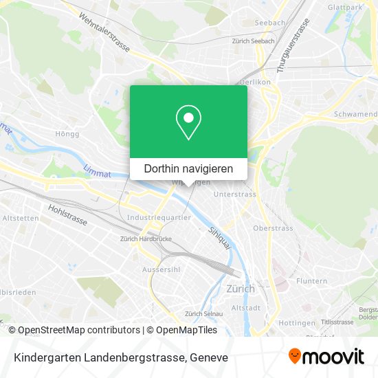 Kindergarten Landenbergstrasse Karte