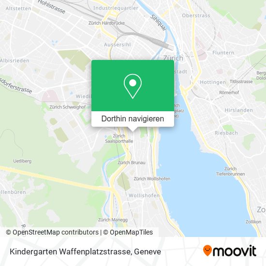Kindergarten Waffenplatzstrasse Karte