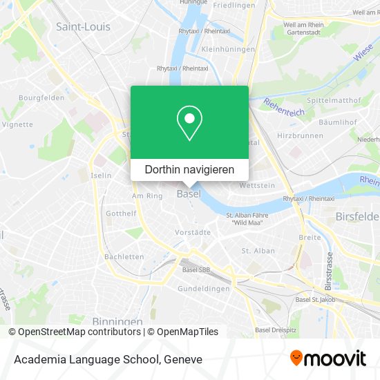 Academia Language School Karte