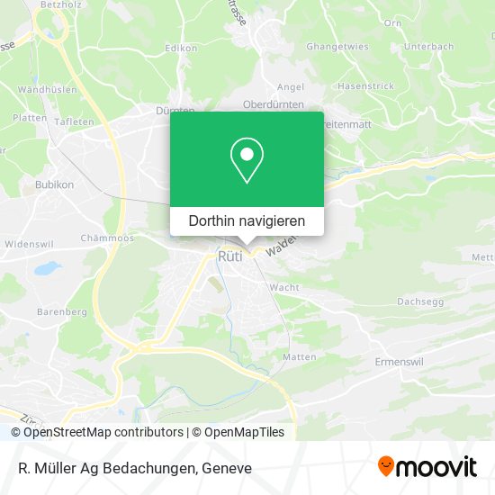 R. Müller Ag Bedachungen Karte