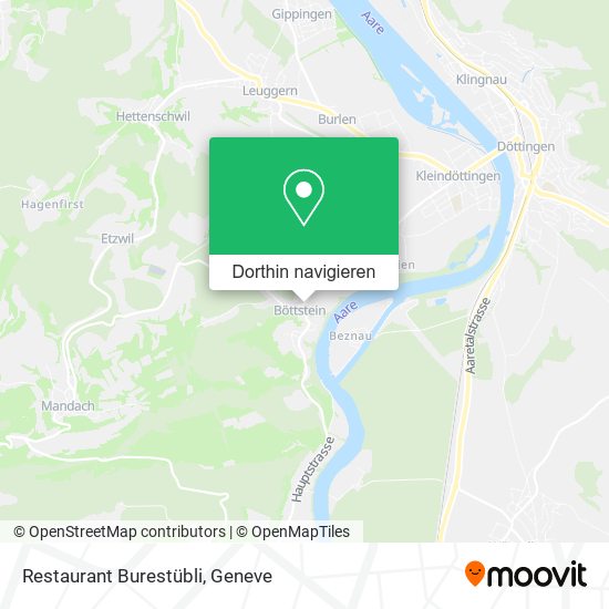 Restaurant Burestübli Karte