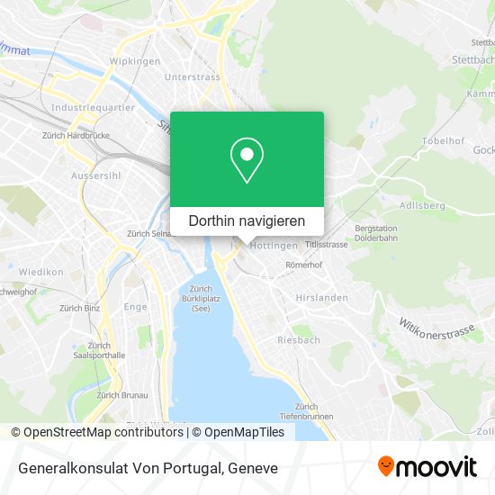 Generalkonsulat Von Portugal Karte