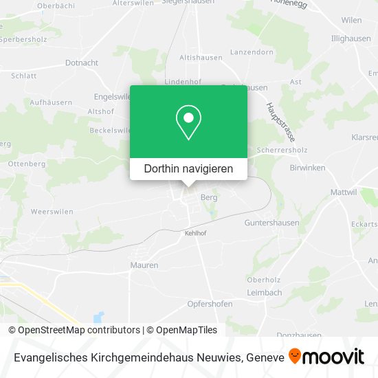 Evangelisches Kirchgemeindehaus Neuwies Karte