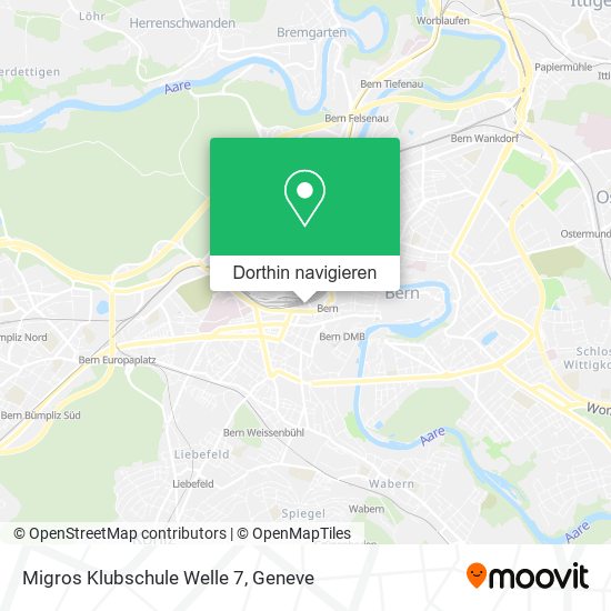 Migros Klubschule Welle 7 Karte