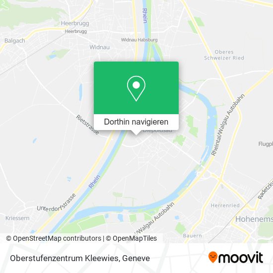 Oberstufenzentrum Kleewies Karte
