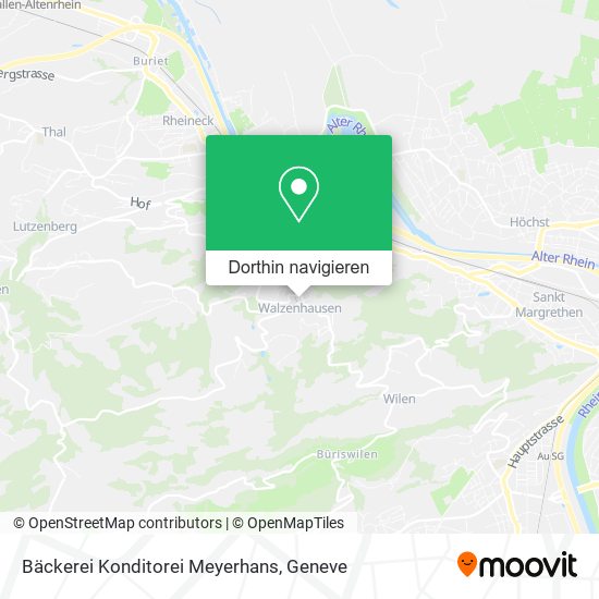 Bäckerei Konditorei Meyerhans Karte