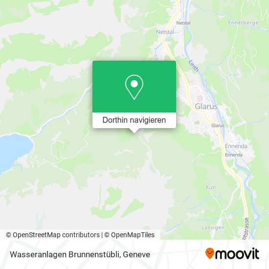Wasseranlagen Brunnenstübli Karte