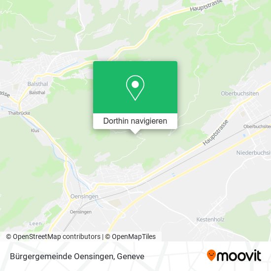 Bürgergemeinde Oensingen Karte