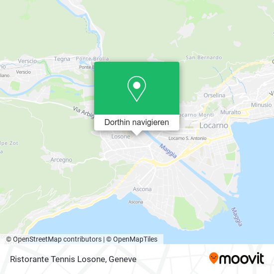 Ristorante Tennis Losone Karte
