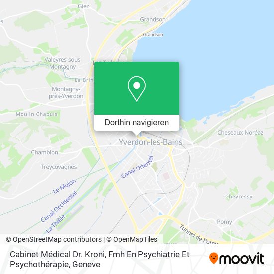 Cabinet Médical Dr. Kroni, Fmh En Psychiatrie Et Psychothérapie Karte