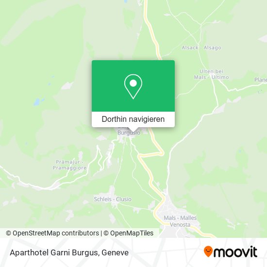 Aparthotel Garni Burgus Karte