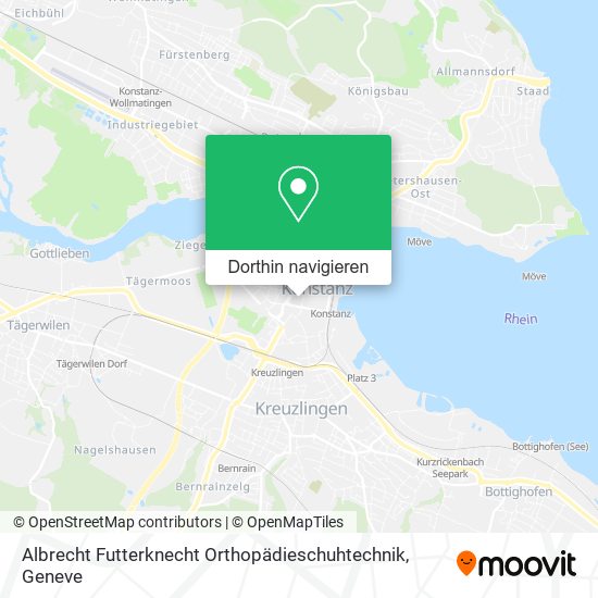 Albrecht Futterknecht Orthopädieschuhtechnik Karte