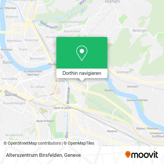 Alterszentrum Birsfelden Karte