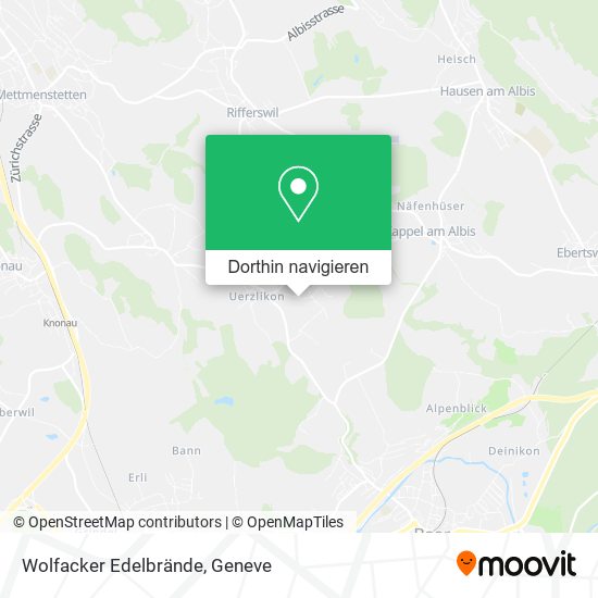 Wolfacker Edelbrände Karte