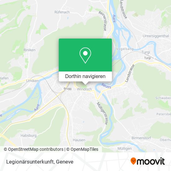 Legionärsunterkunft Karte