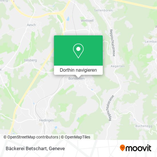 Bäckerei Betschart Karte