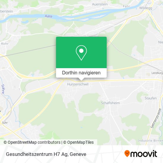 Gesundheitszentrum H7 Ag Karte