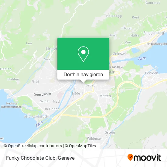 Funky Chocolate Club Karte